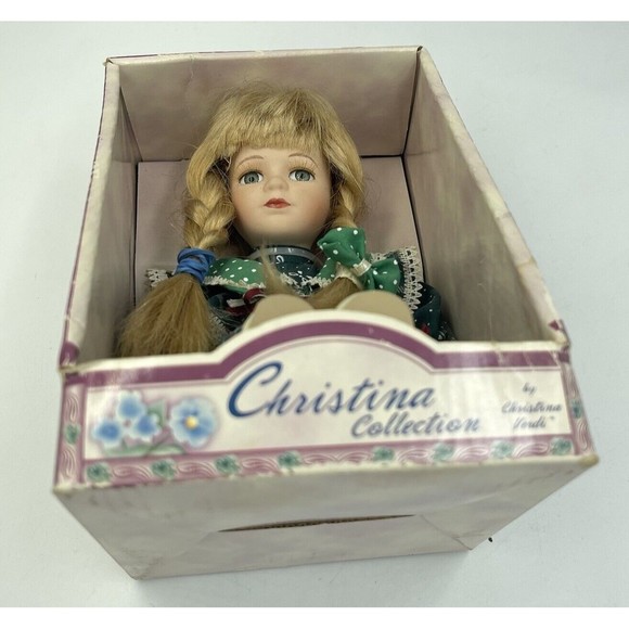 2000 Christina Collection By Christina Verdi Petite Porcelain Collectible Doll - Picture 3 of 14